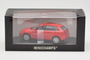 Audi A3 8P Sportback Červený Minichamps 1:43 5010403023 Kov – obrázek 4 z 4