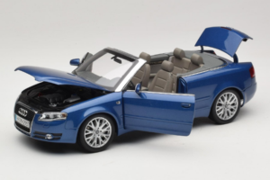 Audi A4 B6 Kabriolet Modrý Norev 1:18 5010504325 Kov – obrázek 2 z 9