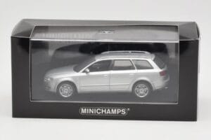 Audi A4 B7 Avant Stříbrný Minichamps 1:43 AUDI009 Kov – obrázek 4 z 4