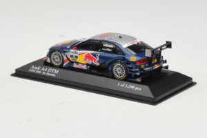 Audi A4 DTM #1 M. Ekstrom Audi Sport Team Abt Sportsline DTM Champion 2008 Minichamps 1:43 400081801 Kov – obrázek 3 z 4