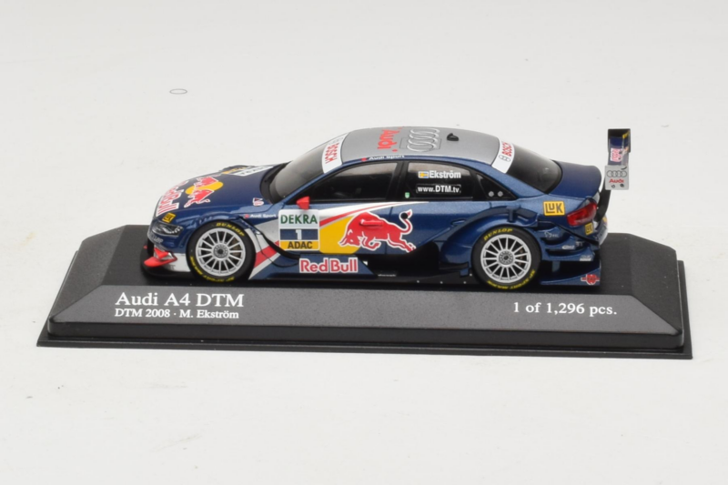 Audi A4 DTM #1 M. Ekstrom Audi Sport Team Abt Sportsline DTM Champion 2008 Minichamps 1:43 400081801 Kov
