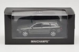 Audi A6 C5 Avant Tmavě Šedý Minichamps 1:43 AUDI006 Kov – obrázek 4 z 4