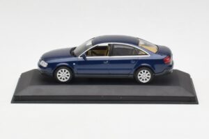 Audi A6 C5 Tmavě Modrá Minichamps 1:43 132093 Kov