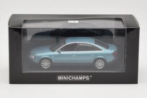 Audi A6 C5 Světle Modrý Minichamps 1:43 AUDI004 Kov – obrázek 4 z 4
