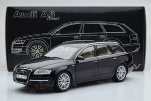 Audi A6 C6 Avant Černý Norev 1:18 188304 Kov – obrázek 8 z 8
