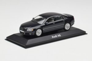 Audi A8 D3 Mauritius Modrý Metallic Minichamps 1:43 5010508123 Kov – obrázek 2 z 4