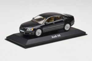 Audi A8 D3 Phantom Černý Minichamps 1:43 5010508133 Kov – obrázek 2 z 4