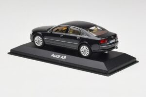 Audi A8 D3 Phantom Černý Minichamps 1:43 5010508133 Kov – obrázek 3 z 4