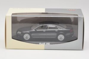Audi A8 D3 Phantom Černý Minichamps 1:43 5010508133 Kov – obrázek 4 z 4