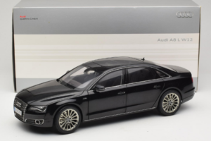 Audi A8L D3 W12 Phantom Black Kyosho 1:18 5011008125 Kov – obrázek 8 z 8
