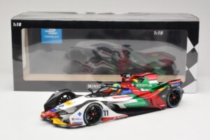 Audi e-tron FE05 Audi Sport ABT Schaeffler #11 L. di Grassi Formula E Season 5 2019 Minichamps 1:18 114180011 Kov – obrázek 6 z 6