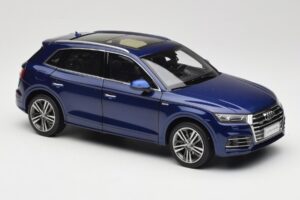 Audi Q5L FY Modrý Paudi Model 1:18 33729 Kov – obrázek 6 z 8