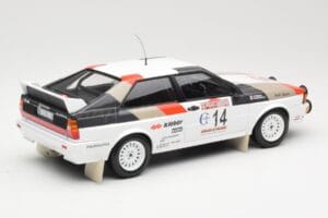 Audi Quattro #14 M. Mouton / F. Pons Winners Rally Sanremo 1981 Minichamps 1:18 155811114 Kov – obrázek 2 z 6