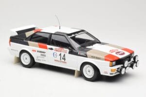 Audi Quattro #14 M. Mouton / F. Pons Winners Rally Sanremo 1981 Minichamps 1:18 155811114 Kov – obrázek 4 z 6