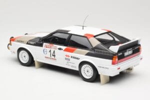 Audi Quattro #14 M. Mouton / F. Pons Winners Rally Sanremo 1981 Minichamps 1:18 155811114 Kov – obrázek 5 z 6