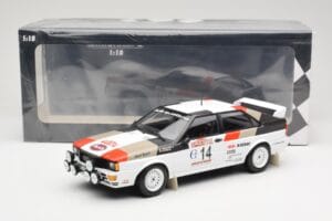 Audi Quattro #14 M. Mouton / F. Pons Winners Rally Sanremo 1981 Minichamps 1:18 155811114 Kov – obrázek 6 z 6
