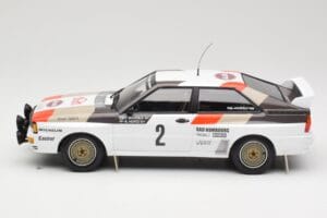Audi Quattro A1 #2 H. Mikkola / A. Hertz Audi Sport Rally Monte Carlo 1983 Minichamps 1:18 155831102 Kov – obrázek 3 z 6