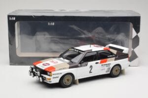 Audi Quattro A1 #2 H. Mikkola / A. Hertz Audi Sport Rally Monte Carlo 1983 Minichamps 1:18 155831102 Kov – obrázek 6 z 6