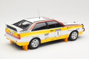 Audi Quattro A2 Audi Sport #1 W. Röhrl / C. Geistdörfer DNF Sanyo Rally of New Zealand 1984 Minichamps 1:18 155841101 Kov – obrázek 2 z 6