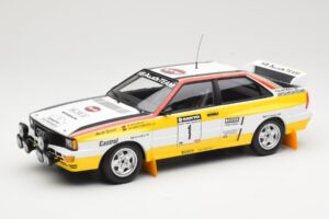 Audi Quattro A2 Audi Sport #1 W. Röhrl / C. Geistdörfer DNF Sanyo Rally of New Zealand 1984 Minichamps 1:18 155841101 Kov