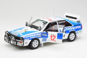 Audi Quattro A2 #12 H. Wittmann / R. Diekmann Safari Rally 1984 Sun Star 1:18 4246 Kov – obrázek 2 z 8