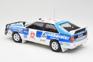 Audi Quattro A2 #12 H. Wittmann / R. Diekmann Safari Rally 1984 Sun Star 1:18 4246 Kov – obrázek 7 z 8
