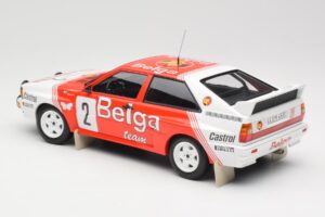 Audi Quattro A2 #2 B. Waldegård / H-T. Thorszelius Belga Team Winners Boucles de Spa 1985 Minichamps 1:18 155851102 Kov – obrázek 5 z 6