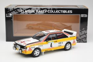 Audi Quattro A2 #4 W. Rohrl / C. Geistdorfer Rally de Portugal 1984 Sun Star 1:18 4224 Kov – obrázek 8 z 8
