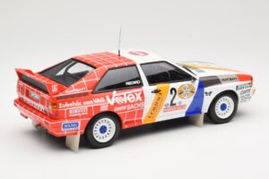 Audi Quattro A2 Schmidt Motorsport #2 H. Demuth / W. Lux Winners Hunsrück Rally 1984 Minichamps 1:18 155841102 Kov – obrázek 2 z 6
