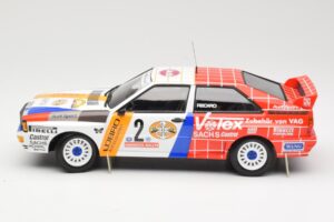 Audi Quattro A2 Schmidt Motorsport #2 H. Demuth / W. Lux Winners Hunsrück Rally 1984 Minichamps 1:18 155841102 Kov – obrázek 3 z 6