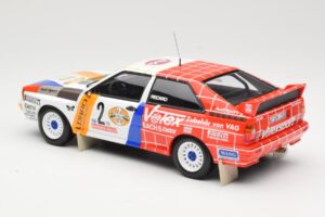 Audi Quattro A2 Schmidt Motorsport #2 H. Demuth / W. Lux Winners Hunsrück Rally 1984 Minichamps 1:18 155841102 Kov – obrázek 5 z 6