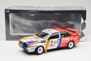 Audi Quattro A2 Schmidt Motorsport #2 H. Demuth / W. Lux Winners Hunsrück Rally 1984 Minichamps 1:18 155841102 Kov – obrázek 6 z 6
