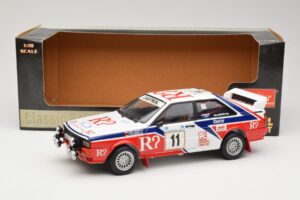 Audi Quattro #11 F. Wittmann / J. Pattermann Rally Acropolis 1986 Sun Star 1:18 4191 Kov – obrázek 8 z 8