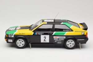 Audi Quattro #2 M. Mouton / F. Pons Audi Sport Rally of 1000 Pistes 1981 Minichamps 1:18 155811122 Kov – obrázek 3 z 6