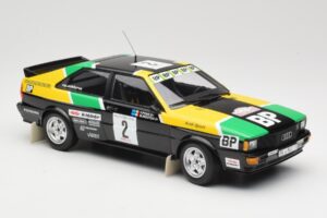 Audi Quattro #2 M. Mouton / F. Pons Audi Sport Rally of 1000 Pistes 1981 Minichamps 1:18 155811122 Kov – obrázek 4 z 6