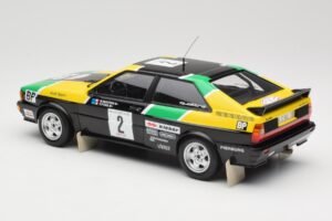 Audi Quattro #2 M. Mouton / F. Pons Audi Sport Rally of 1000 Pistes 1981 Minichamps 1:18 155811122 Kov – obrázek 5 z 6
