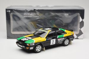 Audi Quattro #2 M. Mouton / F. Pons Audi Sport Rally of 1000 Pistes 1981 Minichamps 1:18 155811122 Kov – obrázek 6 z 6