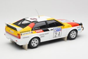 Audi Quattro #24 M. Demuth / M. Daniels Audi Sport Lombard RAC Rally 1982 Minichamps 1:18 155821124 Kov – obrázek 2 z 6
