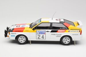Audi Quattro #24 M. Demuth / M. Daniels Audi Sport Lombard RAC Rally 1982 Minichamps 1:18 155821124 Kov – obrázek 3 z 6