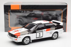 Audi Quattro #3 H. Mikkola / A. Hertz Rally Finland 1982 IXO 1:18 18RMC094A Kov – obrázek 6 z 6