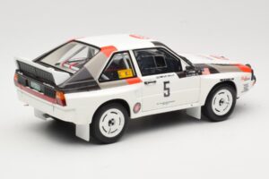 Audi Quattro Sport S1 #5 J. Buffum / N. Wilson Olympus Rally 1986 Otto 1:18 OT1159 Pryskyřice – obrázek 2 z 6