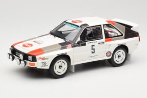 Audi Quattro Sport S1 #5 J. Buffum / N. Wilson Olympus Rally 1986 Otto 1:18 OT1159 Pryskyřice