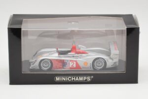 Audi R10 TDI #2 R. Capello / A. McNish Minichamps 1:43 AUDI002 Kov – obrázek 4 z 4