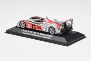 Audi R10 TDI LMP1 #2 R. Capello / T. Kristensen / A. McNish 24 Hours of Le Mans 2007 Minichamps 1:43 5020700223 Kov – obrázek 3 z 4