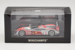 Audi R10 TDI LMP1 #3 L. Luhr / A. Premat 2008 Minichamps 1:43 400089803 Kov – obrázek 4 z 4