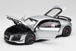 Audi R8 GT Type 42 Ice Stříbrný Metallic Kyosho 1:18 09218IS Kov – obrázek 2 z 8