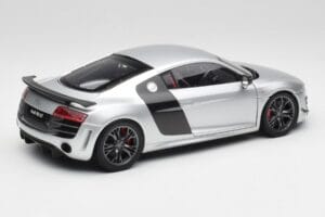 Audi R8 GT Type 42 Ice Stříbrný Metallic Kyosho 1:18 09218IS Kov – obrázek 3 z 8