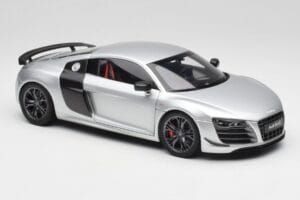 Audi R8 GT Type 42 Ice Stříbrný Metallic Kyosho 1:18 09218IS Kov – obrázek 6 z 8