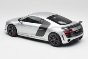 Audi R8 GT Type 42 Ice Stříbrný Metallic Kyosho 1:18 09218IS Kov – obrázek 7 z 8