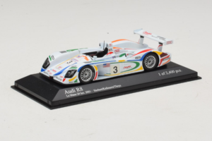 Audi R8 LMP #3 J. Herbert / R. Kelleners 24 Hours of Le Mans 2001 Minichamps 1:43 400010903 Kov – obrázek 2 z 5